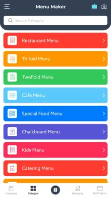 Menu Maker android App screenshot 2